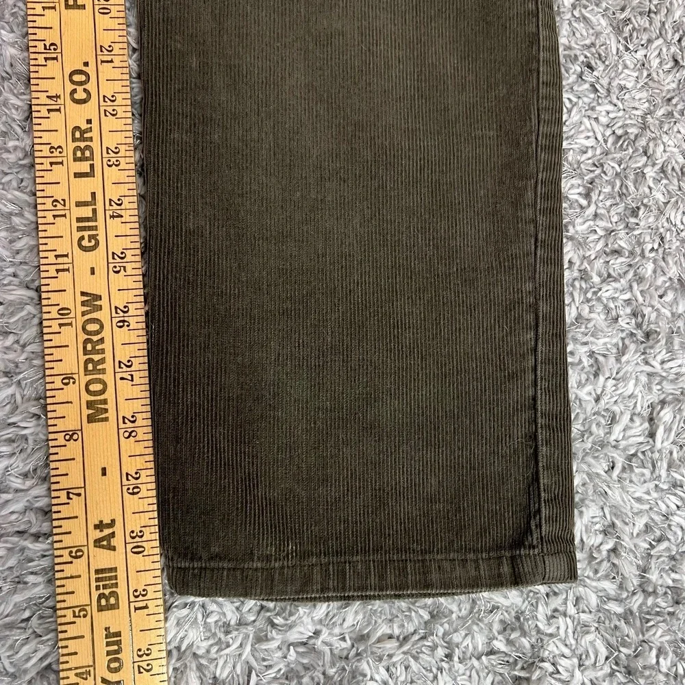 Ralph Lauren Polo Jeans Company Womens 4 Corduroy Pants Green Straight Vintage - Picture 9 of 9